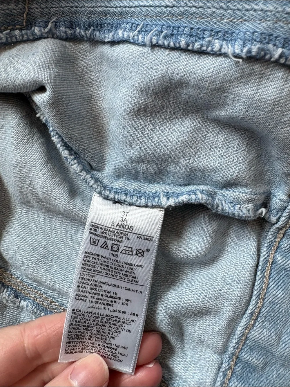 Old Navy Light Wash Kids' Denim Jacket